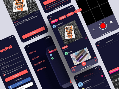Swapal app(original) IOS UI kit uidesign xd