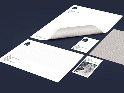 Branding «Zuhause Imfeld» branding design letterhead logo noticecard pantone pattern real startup vcard