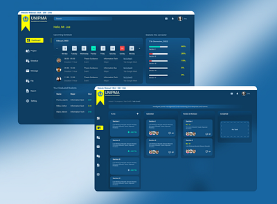 Kanban Board Task Management Application For Thesis dashboard kanban task management ui