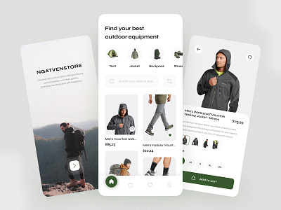 Outdoor Equipment Store App Exploration