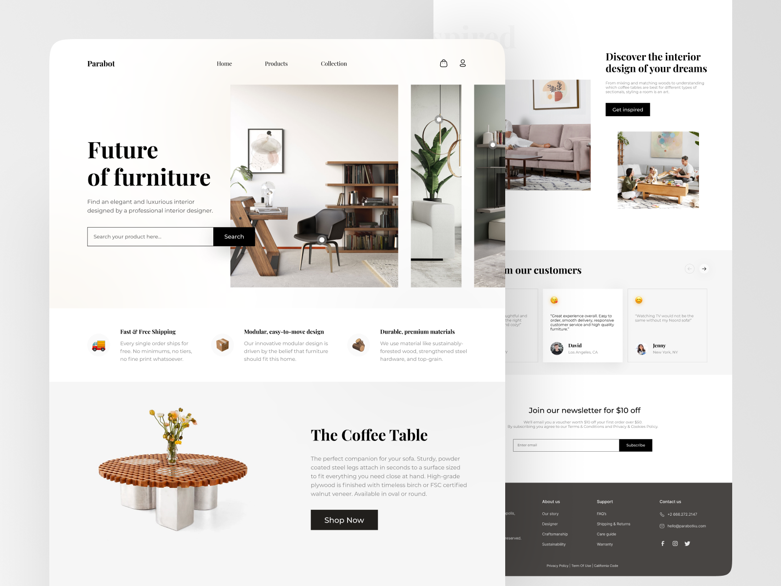 Parabot Landing Page Exploration 🪑