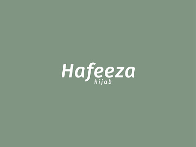 Hafeeza Hijab Moeslem Islam Logo branding illustration logo simple vector