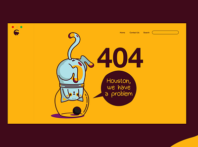 Daily UI Challenge: 404 Page (Day 08) art daily 100 challenge dailyui dailyuichallenge design ui ui ux uidesign ux website