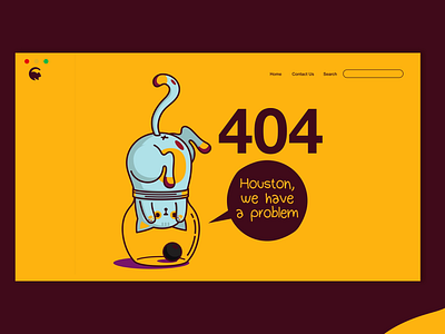 Daily UI Challenge: 404 Page (Day 08)
