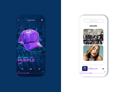 Daily UI Challenge: Music Player (Day 09) daily 100 challenge dailyui dailyuichallenge design ui ui ux uidesign ux web website