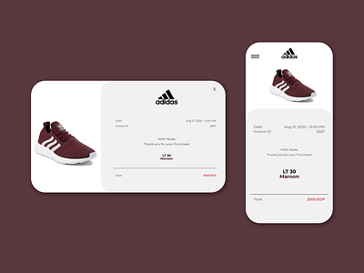 Daily UI Challenge: Email Receipt (Day 17)