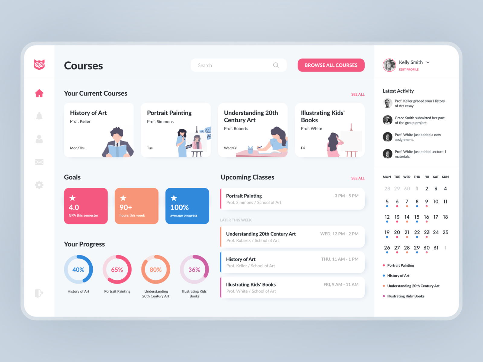 Online Education Platform Concept by Ralabs Design on Dribbble