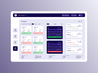 Trading Platform Concept 2020 trend bitcoin blockchain crypto cryptocurrency design ethereum exchange finance fintech market nft platform product token trade trading ui ux web