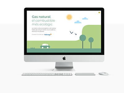 Branded Content for El Nacional & Naturgy branded content design illustration webdesign