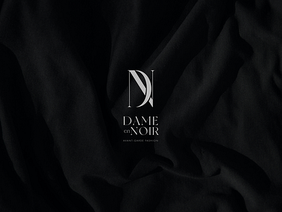 Dame en Noir | Monogram Logo brand design brand identity branding design fashion brand hand drawn logo logodesign luxury logo monogram logo visual identity