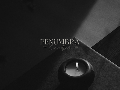 Penumbra Candles | Visual Identity brand design brand identity branding design hand drawn logo logodesign visual identity