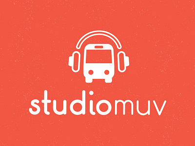 StudioMuv audio headphones mobile move orange recording studio studio van
