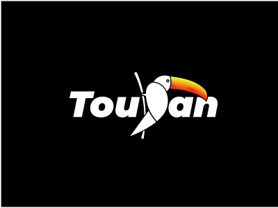 Toucan Bird Logo adobe bird logo branding design illustrator logo toucan toucan bird logo