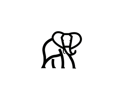 Elephant logo elephant identity logo vector