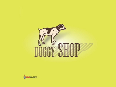 Doggy Shop Logo animal animal logo dog dog logo illustration vector