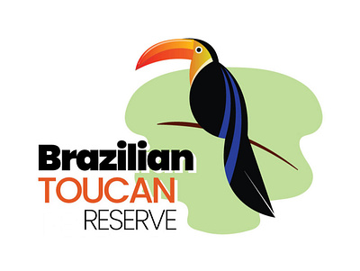 Brazilian Toucan logo animal bird branding brazil logo toucan