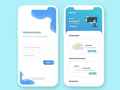 UI for Amanah Laundry uidesign uiux ui adobexd