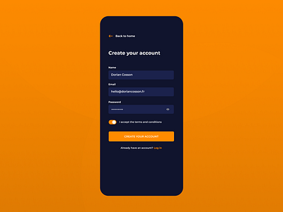 Daily UI #1 - Sign up