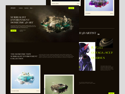 NFT FRENCH ARTIST LANDING PAGE