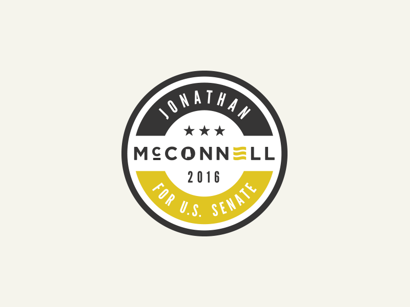 McConnell '16 alabama branding campaign logo political senate us