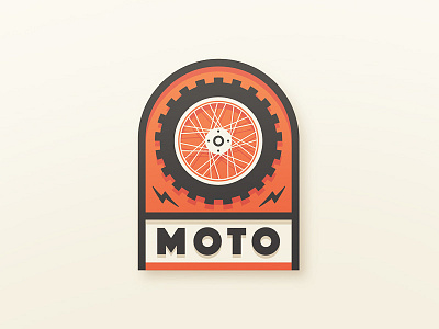 MOTO Badge badge logo motorcycle