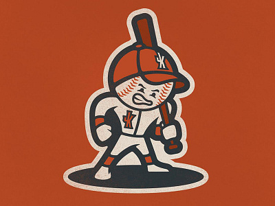 Mascot baseball character logo mascot sports