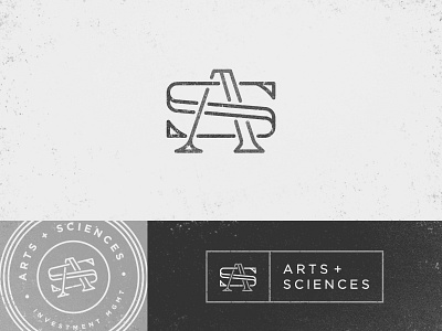 Arts & Sciences branding identity logo monogram