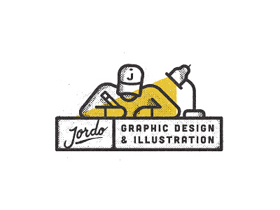 Self Promo branding grit halftone logo selfpromo