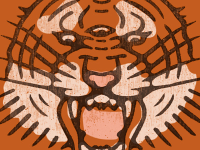 Tiger Zoom illustration tiger