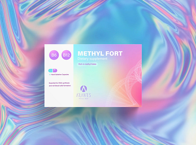Methyl Fort Dietary Supplement - Packaging branding creative design graphic design health medical medication motion graphics packaging pharmaceutical supplement