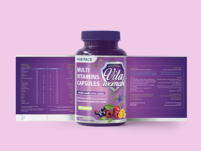 Vitawoman Multivitamin - Packaging Design