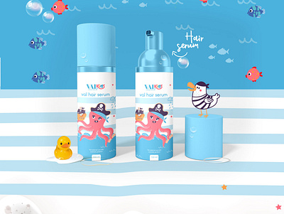 Val LLC Virginia USA - Kids Packaging Line. animation branding creative design facebook graphic design hair care illustration instagram kids packaging pharmaceutical product social media design social media post