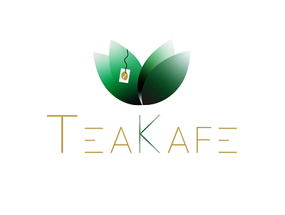 TEAKAFE Logo app coffee delivery logo logo design