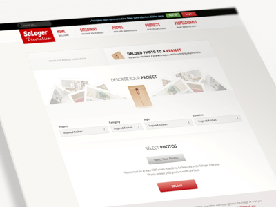 Upload Photo Page