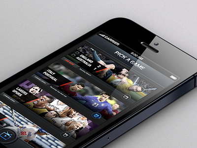 Alternative Screen app basketball clean interface modern reminder soccer sport ui ux