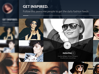 Suggestion Users fashion follow hovered interface profile rnwy social media suggestion people thumbnail ui ux