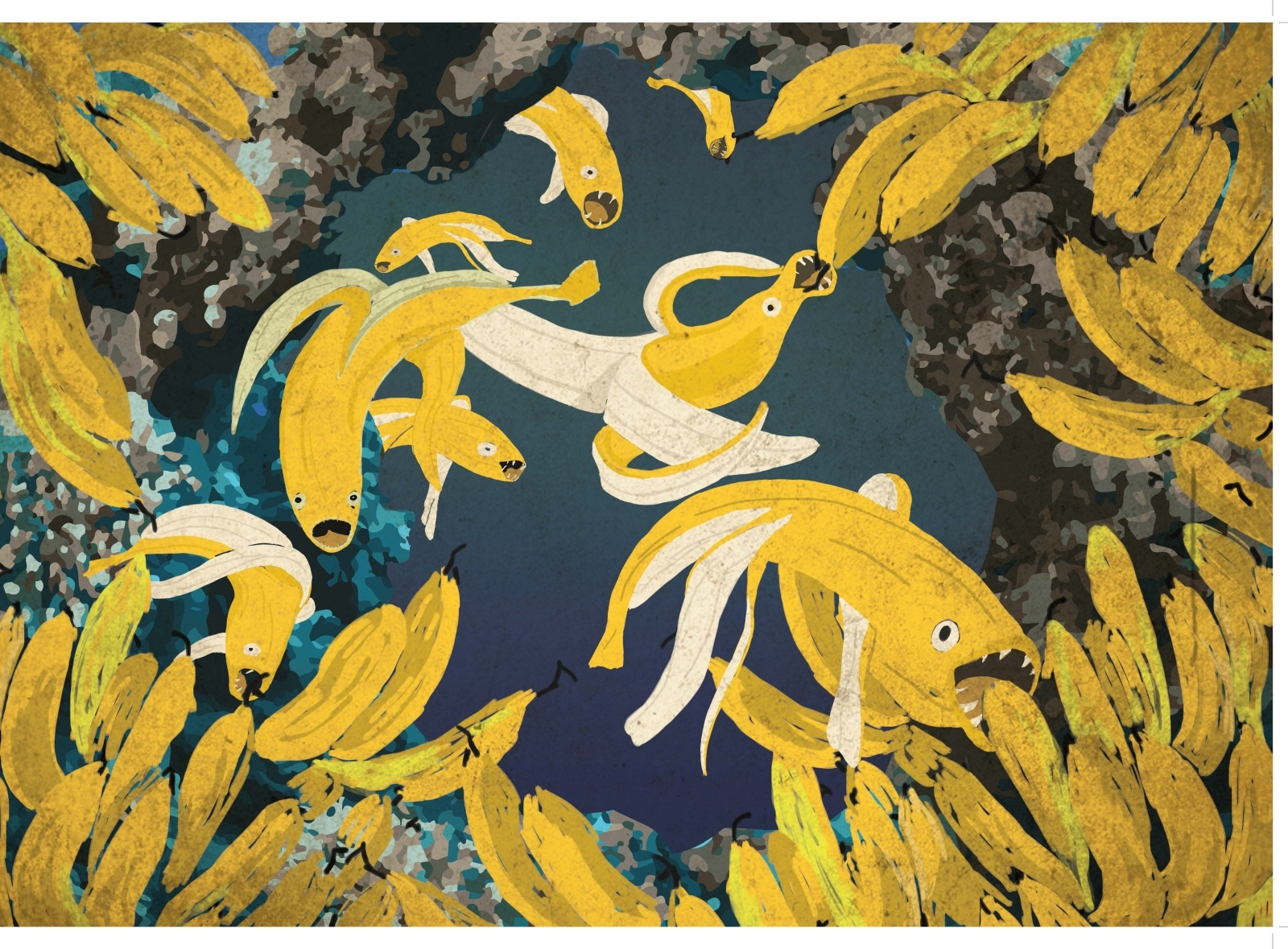 A Perfect Day For Bananafish By Shaked Kahana On Dribbble