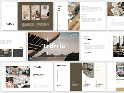 Pastel Pitch Deck Presentation Design - Marketing Agency