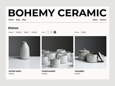 Bohemy ceramic