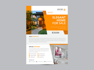 Real estate flyer design advertisement advertising agency agent banner brochure business business flyer commercial construction corporate flyer home house layout leaflet magazine marketing mortgage newspaper