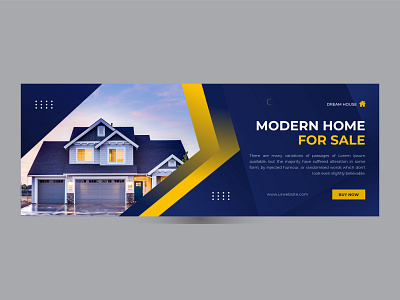 Real estate facebook cover design