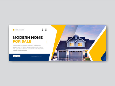 Real estate social media Facebook Business promotion advertising banner business clean company corporate cover creative digital header layout marketing media modern poster social social media template templates web banner