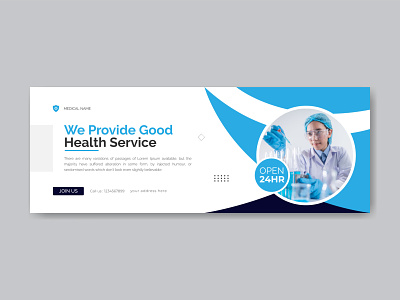medical social media covers advertising agency banner business clean company corporate cover creative digital digital marketing agency doctor editable header health layout leaflet marketing media medical banner