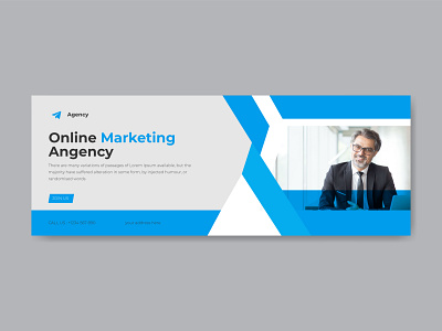 Corporate Facebook covers design agency banner business banner corporate covers discount marketing media post modern offer post profile banner promotion sale banner social template timeline web