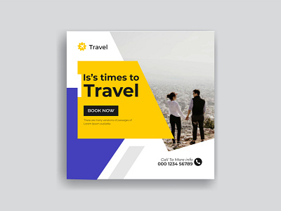 travelling agency business offer promotion ads banner