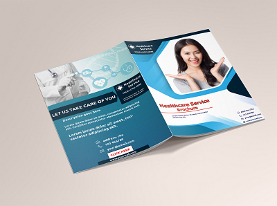 Corporate/Business/Healthcare Service Bi-Fold Brochure