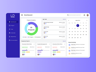 Little Desk - Project Management Dashboard