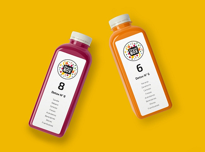 FrutiBox Juice Bar branding design icon illustration illustrator logo minimal vector