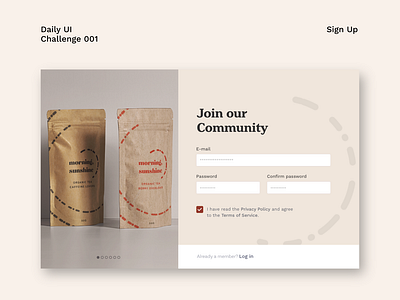 Daily UI #001 - Sign Up