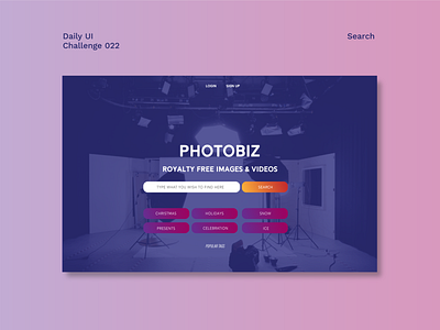 Daily UI #22 - Search dailyui design landing page minimal search ui ux